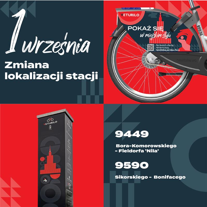 (Polski) Przeniesienie stacji 9449 – Bora-Komorowskiego / Fieldorfa „Nila” oraz 9590 – Sikorskiego / Bonifacego