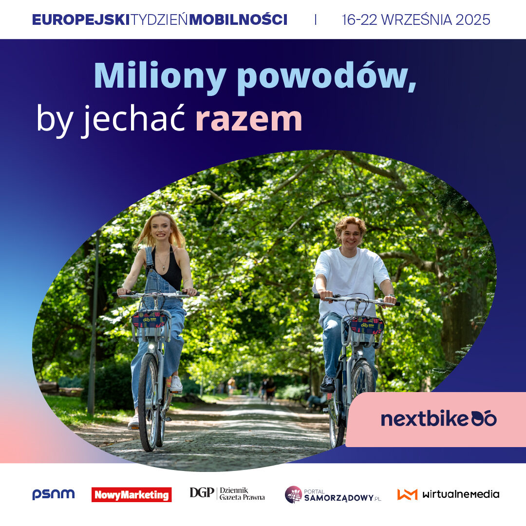 (Polski) Miliony powodów, by jechać razem z Nextbike podczas Europejskiego Tygodnia Mobilności