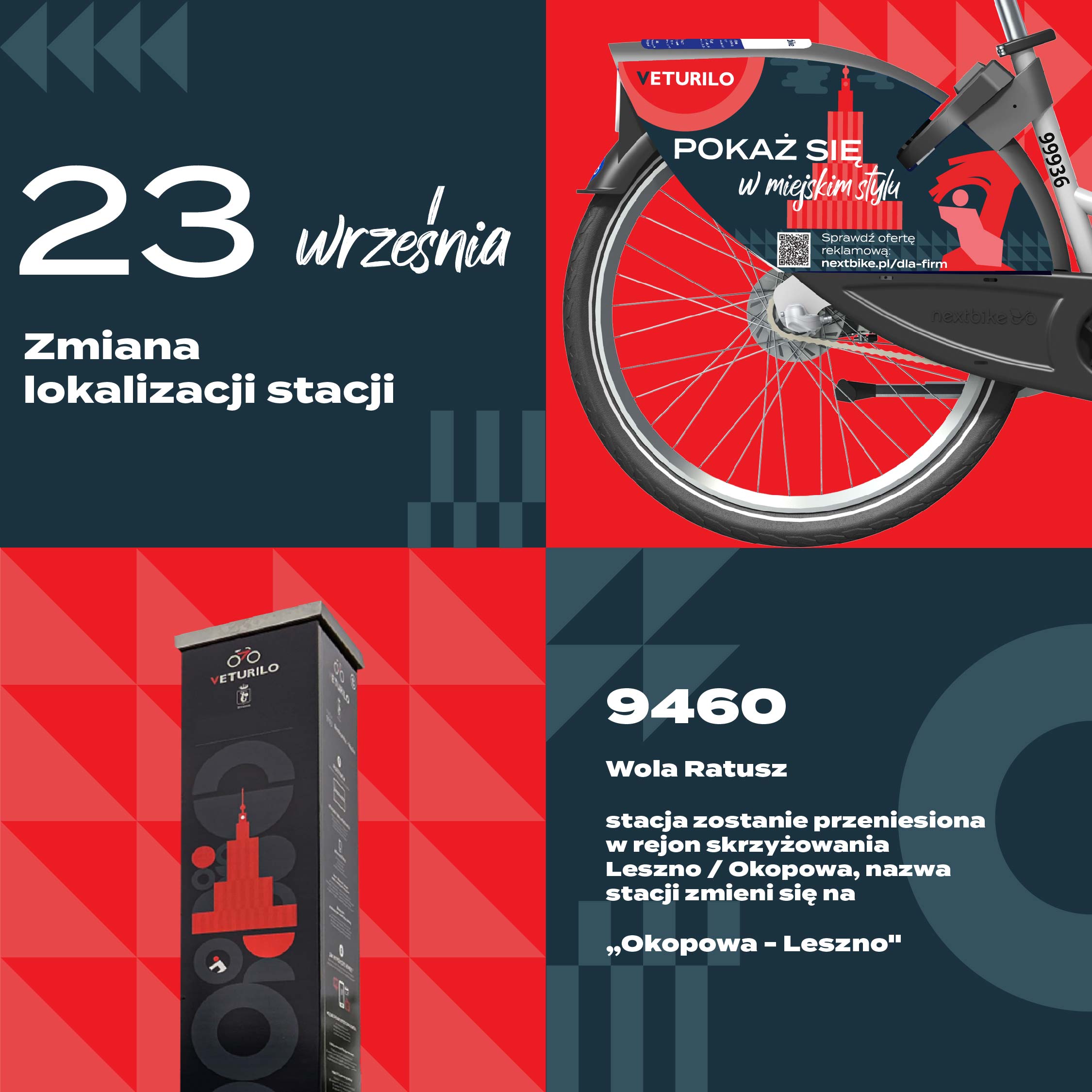 Zmiana lokalizacji stacji 9460 – Wola Ratusz