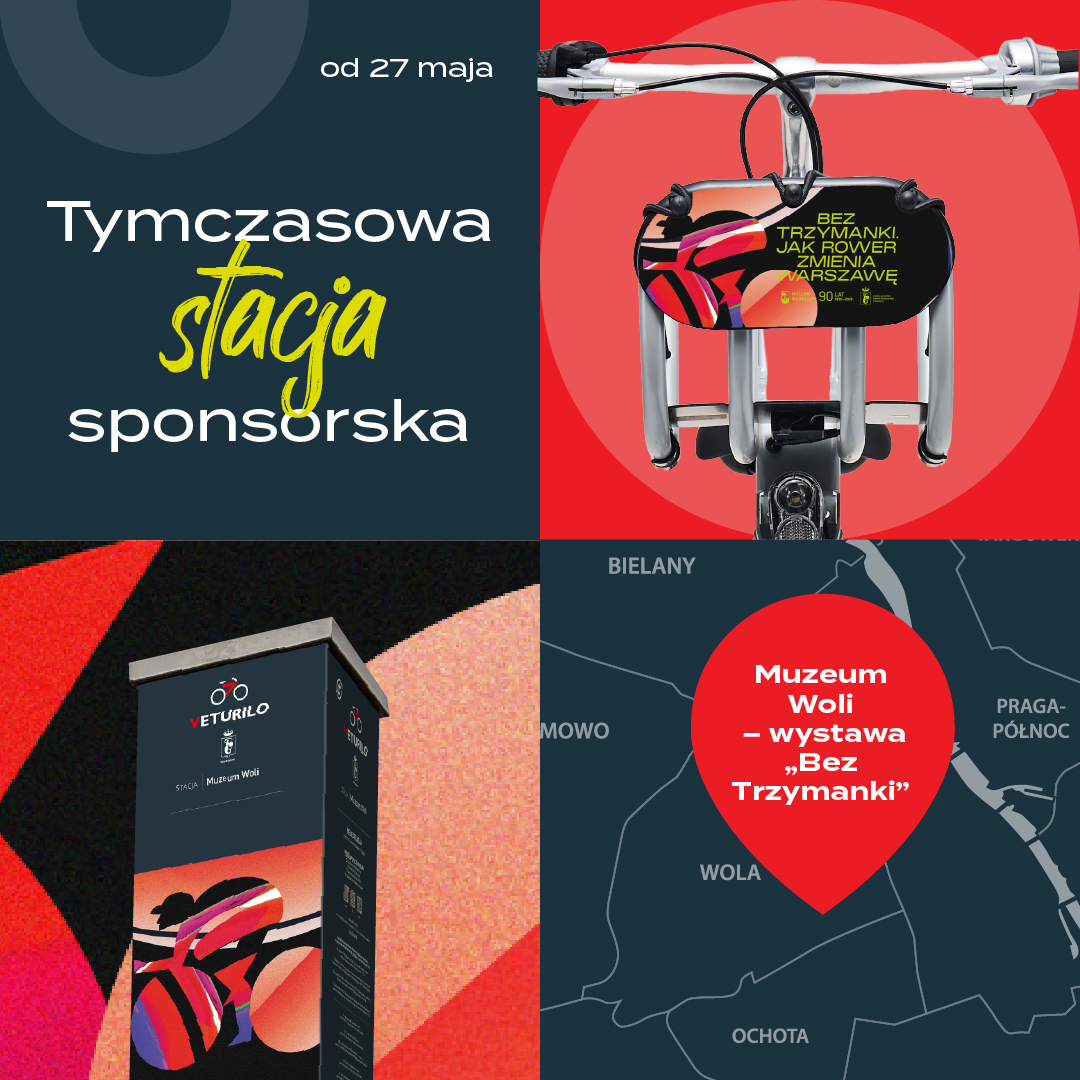 Nowa stacja Veturilo pod Muzeum Woli